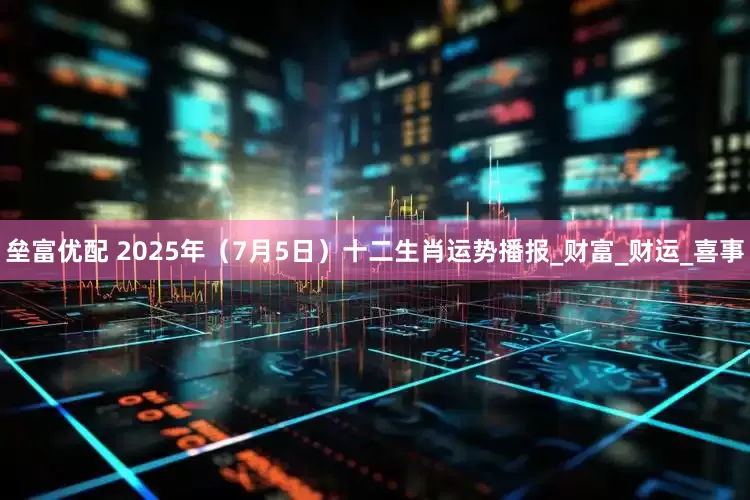垒富优配 2025年（7月5日）十二生肖运势播报_财富_财运_喜事